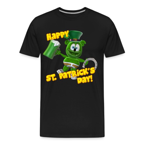 Gummibär (The Gummy Bear) Saint Patrick's Day - Men's Premium Organic T-Shirt