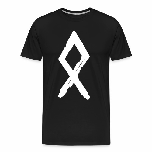Elder Futhark Rune - Letter O - Men's Premium Organic T-Shirt