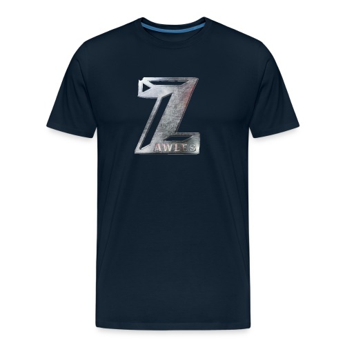 Zawles - metal logo - Men's Premium Organic T-Shirt