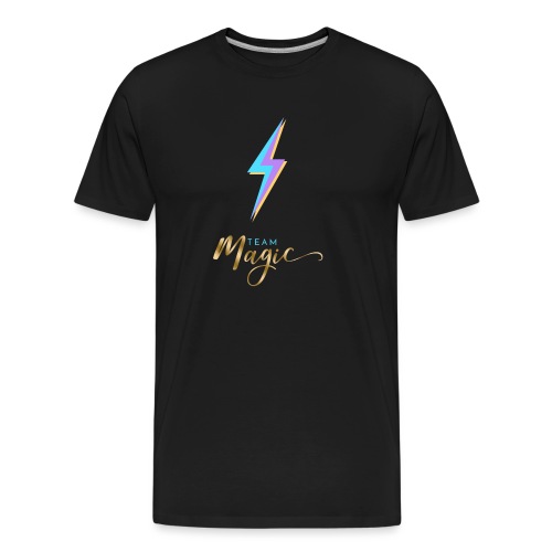 Team Magic With Lightning Bolt - Men's Premium Organic T-Shirt