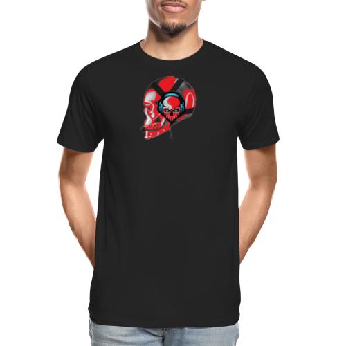 red head gaming logo no background transparent - Men's Premium Organic T-Shirt