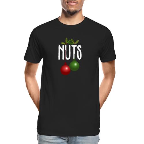 Chest Nuts Matching Chestnuts Funny Christmas - Men's Premium Organic T-Shirt