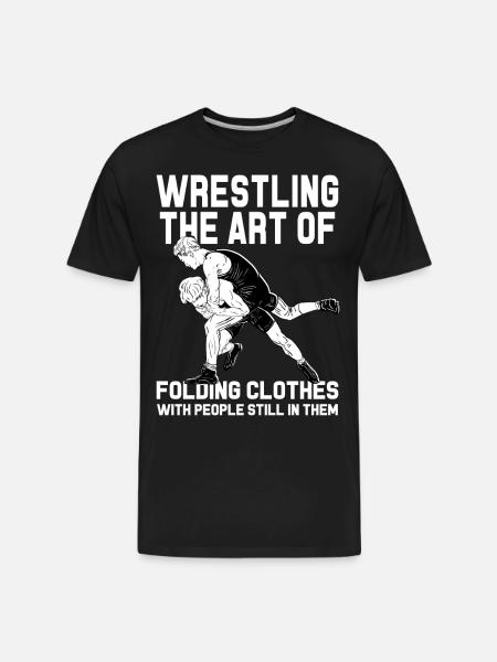 Wrestling - Men's Premium Organic T-Shirt - black