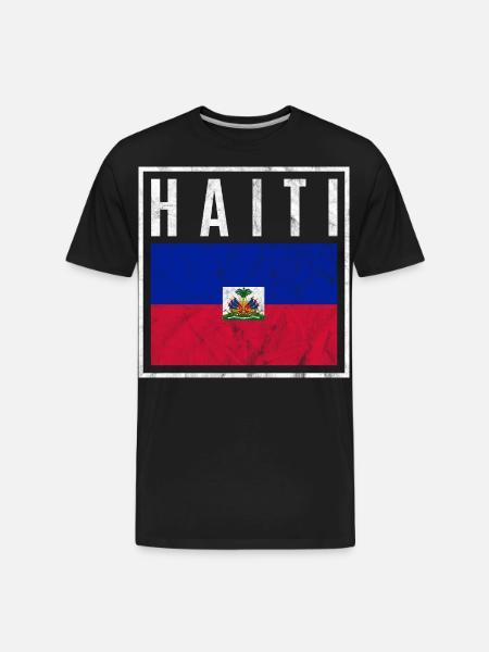 Haiti - Men's Premium Organic T-Shirt - black