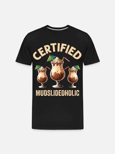 Mudslide Cocktail - Men's Premium Organic T-Shirt - black