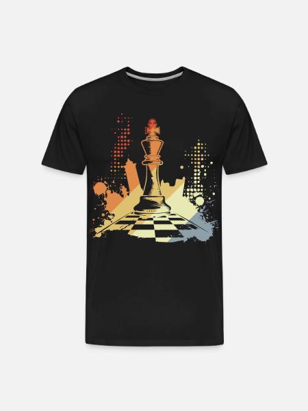 Chess Pieces - Men's Premium Organic T-Shirt - black