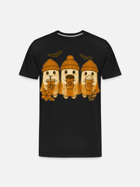ghosts ghost - Men's Premium Organic T-Shirt - black
