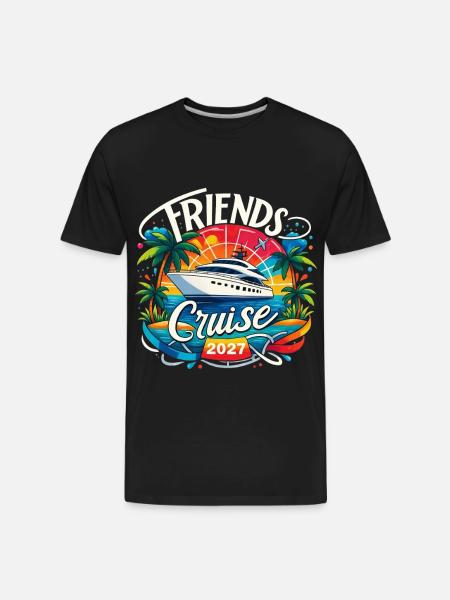 Friends Cruise 2027 - Men's Premium Organic T-Shirt - black