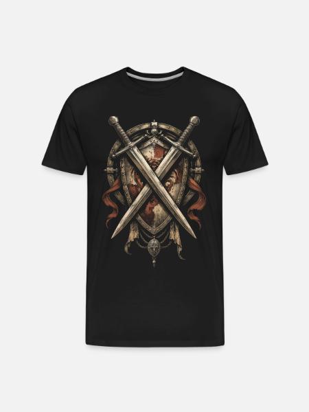 Ren Faire Medieval - Men's Premium Organic T-Shirt - black