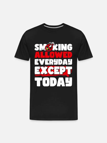 Non Smoking No Smoking - Men's Premium Organic T-Shirt - black