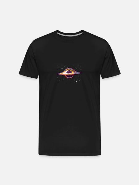Black Hole - Men's Premium Organic T-Shirt - black