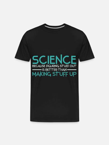 atheists - Men's Premium Organic T-Shirt - black
