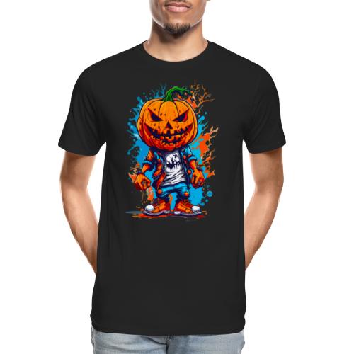 Elevate Halloween with Our Pumpkin Head T-Shirt! - Men's Premium Organic T-Shirt