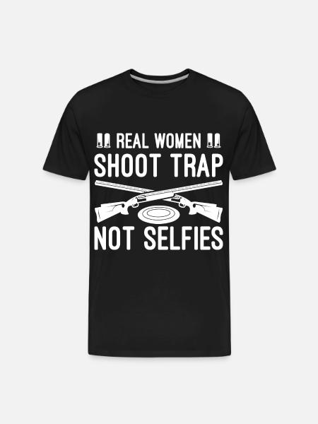Trap shooting - Men's Premium Organic T-Shirt - black
