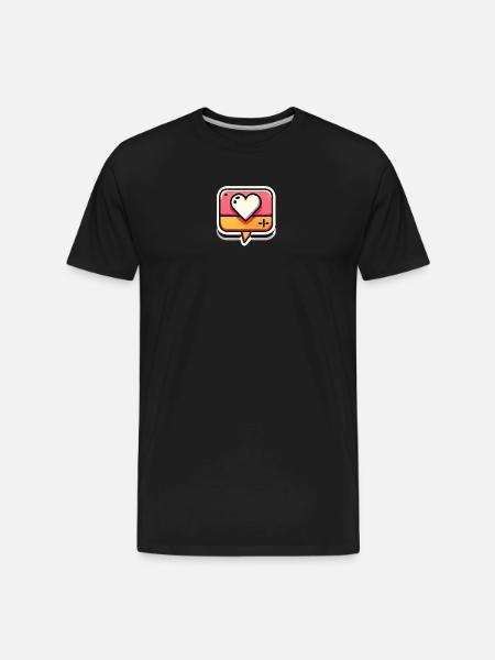 Bubble - Men's Premium Organic T-Shirt - black