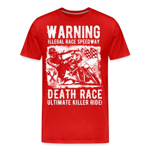 Motorcycle Death Race - Men's Premium Organic T-Shirt