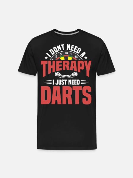 Darts Dart Player - Men's Premium Organic T-Shirt - black