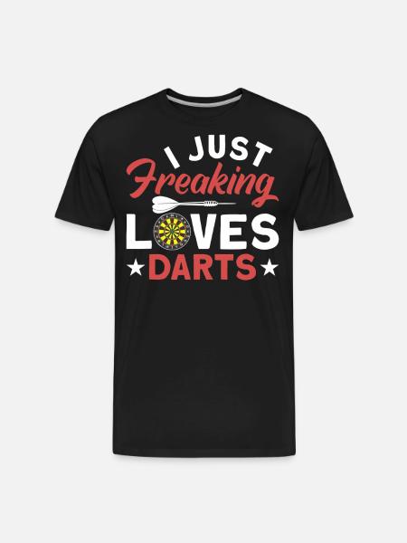 Darts Dart Player - Men's Premium Organic T-Shirt - black