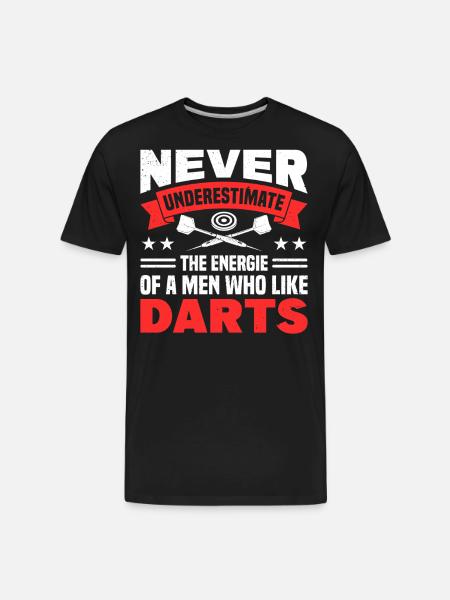 Darts Dart Player - Men's Premium Organic T-Shirt - black