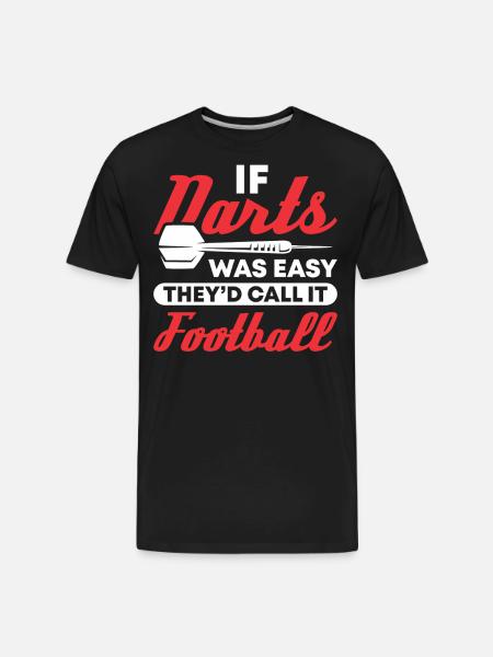 Darts Dart Player - Men's Premium Organic T-Shirt - black