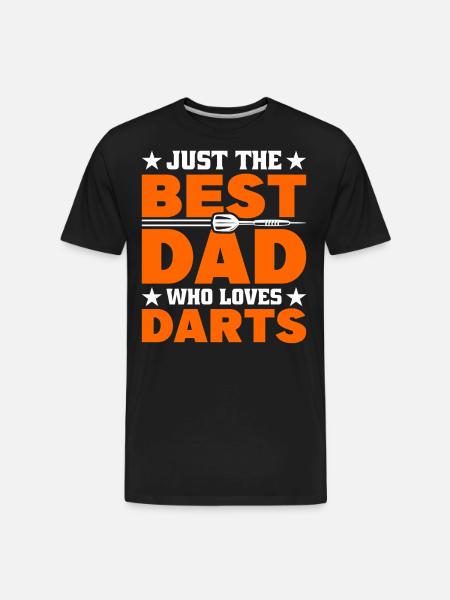 Darts Dart Player - Men's Premium Organic T-Shirt - black