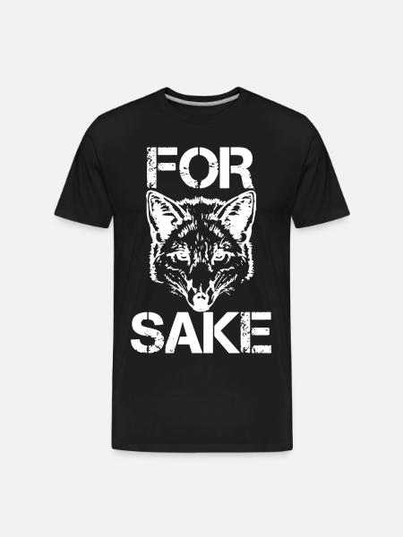 For Fox Sake - Men's Premium Organic T-Shirt - black