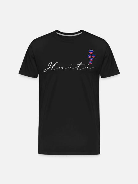 Haiti - Men's Premium Organic T-Shirt - black