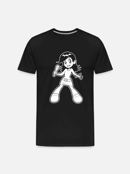 Choir Singing - Men's Premium Organic T-Shirt - black