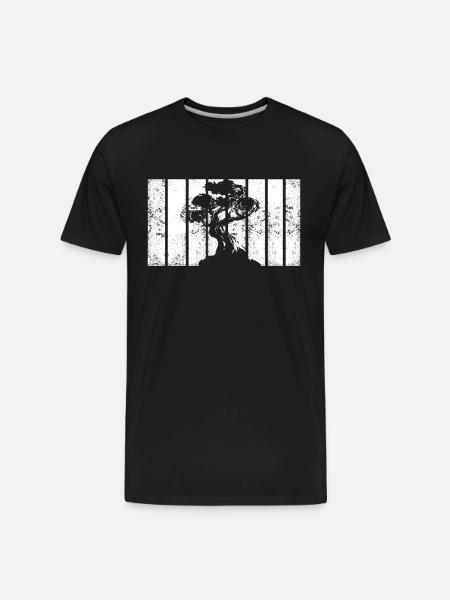 Bonsai - Men's Premium Organic T-Shirt - black