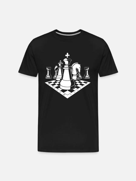 Chess - Men's Premium Organic T-Shirt - black