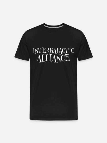 Intergalactic Alliance - Men's Premium Organic T-Shirt - black