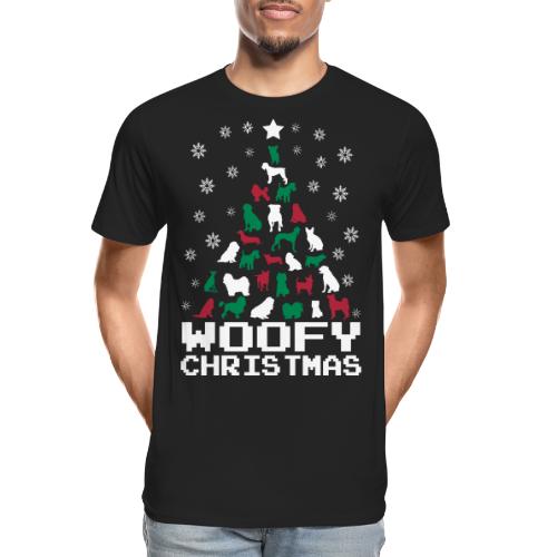 Woofy Christmas Tree - Men's Premium Organic T-Shirt