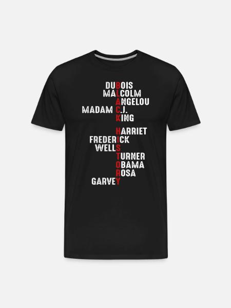 Black history shirt - Men's Premium Organic T-Shirt - black