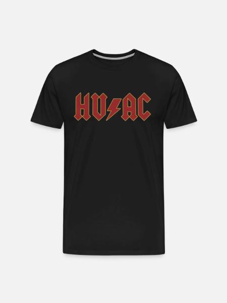 HVAC - Men's Premium Organic T-Shirt - black