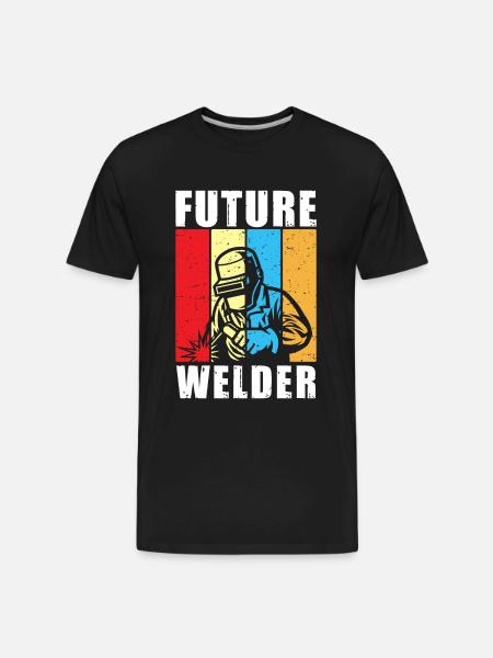 FUTURE WELDER - Men's Premium Organic T-Shirt - black