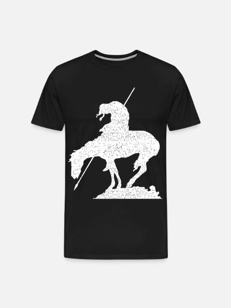 The horseman trail end - Men's Premium Organic T-Shirt - black