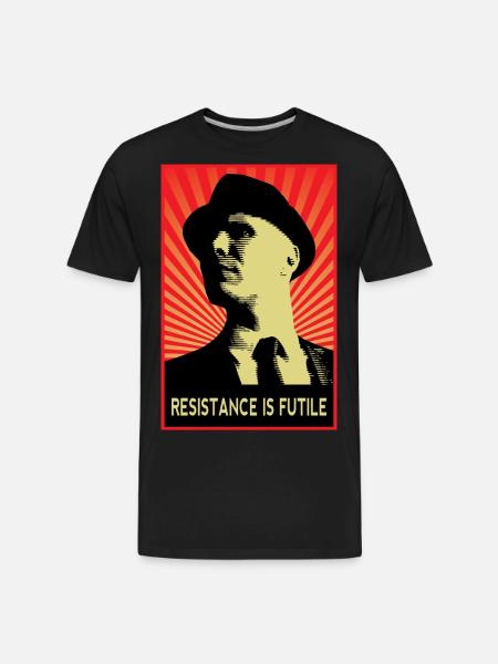 Observer Fringe - Men's Premium Organic T-Shirt - black