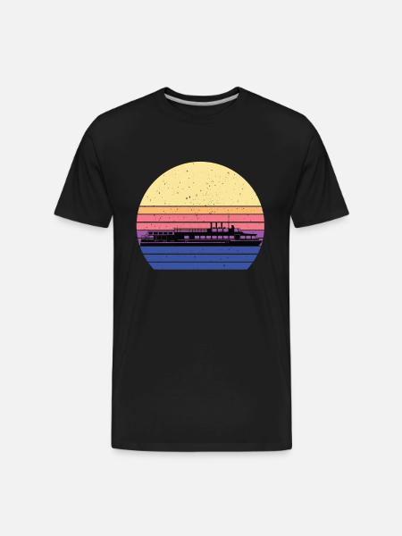 Ferry - Men's Premium Organic T-Shirt - black