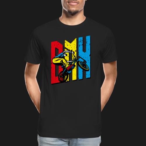 Colorful Bmx Bike | Bmx Flatland | Bmx Racing - Men's Premium Organic T-Shirt