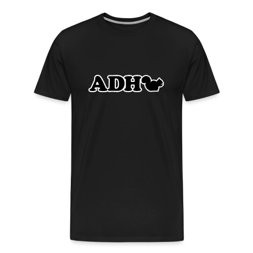 Funny ADHD Squirrel - Men's Premium Organic T-Shirt