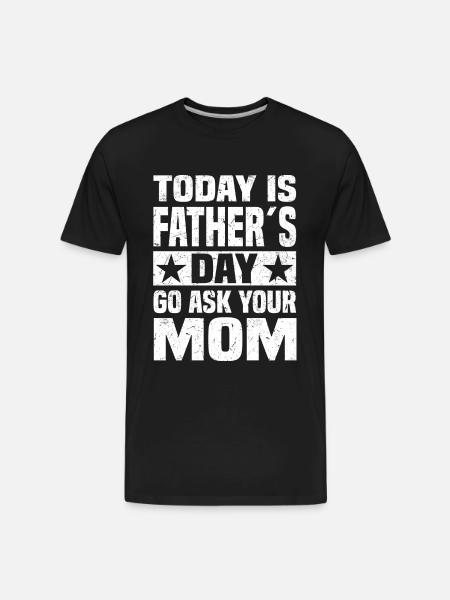 papa - Men's Premium Organic T-Shirt - black
