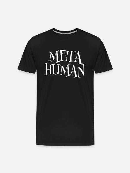 Meta Human - Men's Premium Organic T-Shirt - black