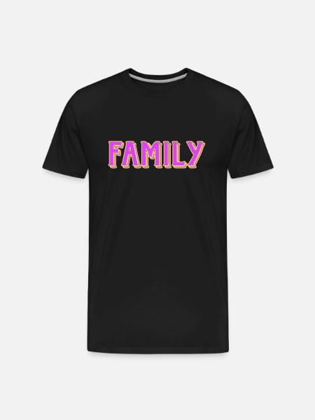 for family - Men's Premium Organic T-Shirt - black