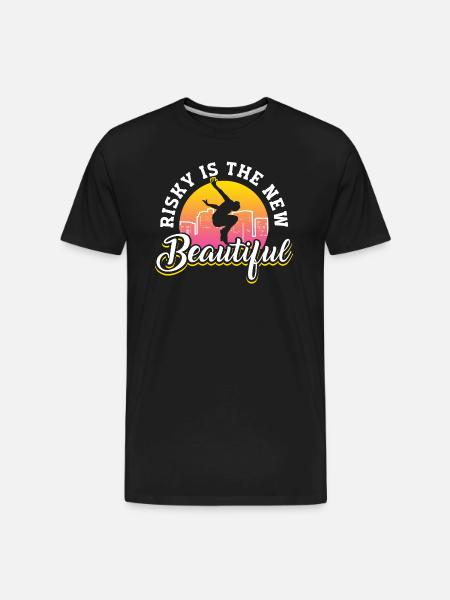 Parkour Freerunning Traceur - Men's Premium Organic T-Shirt - black