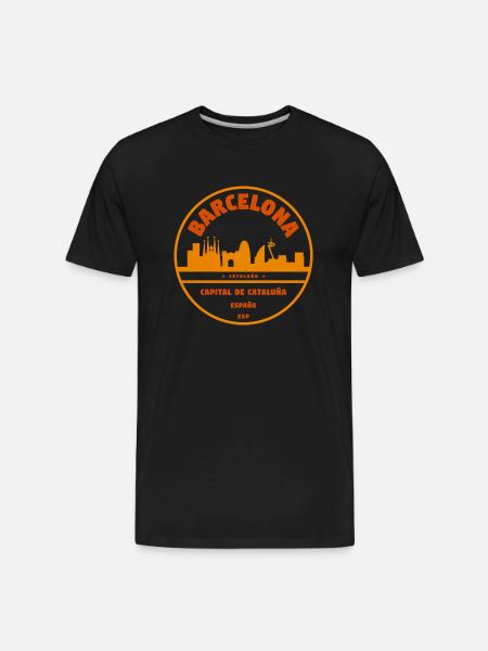 Barcelona Espana - Men's Premium Organic T-Shirt - black