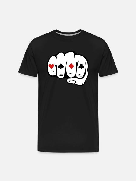 Casino - Men's Premium Organic T-Shirt - black