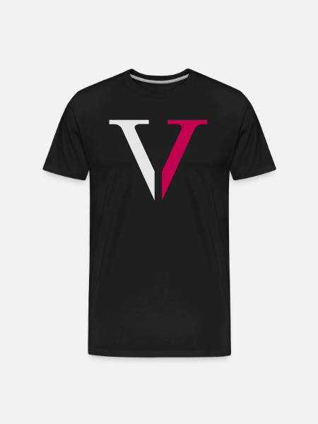 Low5ive "V" - Men's Premium Organic T-Shirt - black
