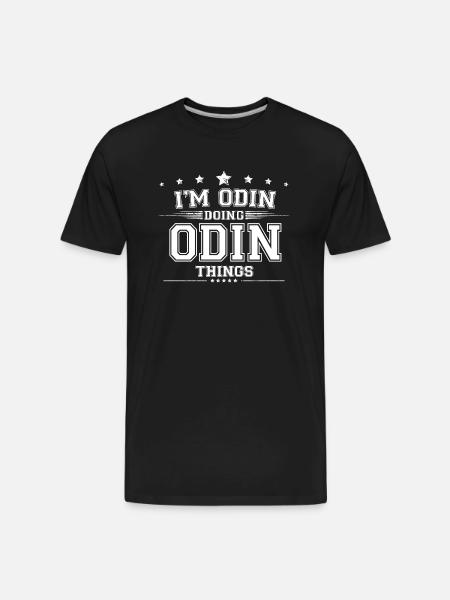Odin - Men's Premium Organic T-Shirt - black