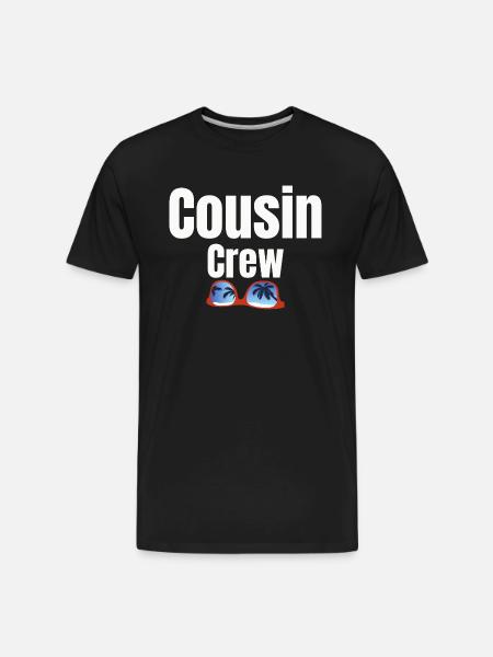 Cousin Crew 1 1 - Men's Premium Organic T-Shirt - black