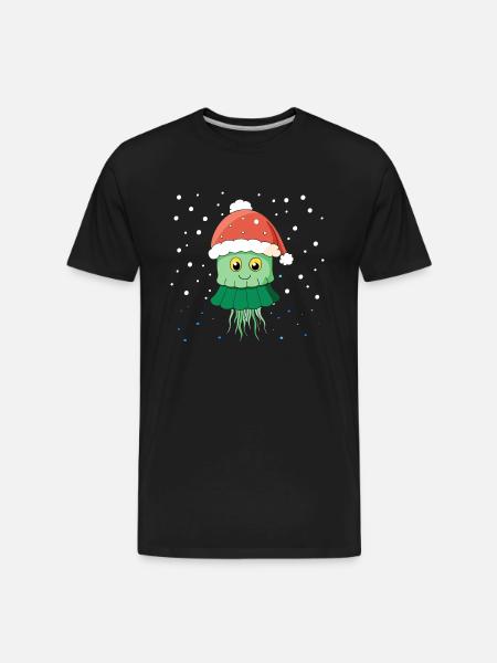 JELLYFISH - Men's Premium Organic T-Shirt - black